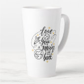 LIEBE FÜR EUCH DER MUND UND ZURÜCK SPÄTE Tasse (Rechte Ecke)