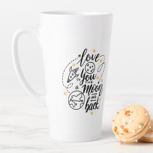 LIEBE FÜR EUCH DER MUND UND ZURÜCK SPÄTE Tasse (Beispiel)