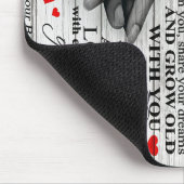 Liebe für Freundin | Ehepaar Mousepad (Ecke)