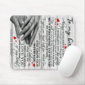 Liebe für Freundin | Ehepaar Mousepad (Mit Mouse)