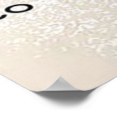 Liebe für Freundin | Love Couple Gift Poster (Ecke)