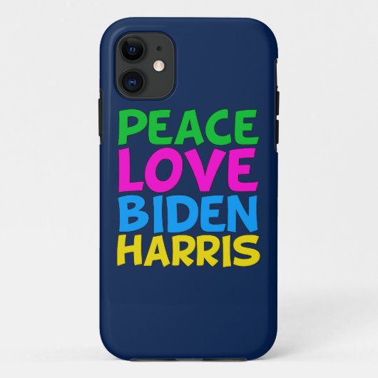 Liebe für Frieden Biden Harris Case-Mate iPhone Hülle (Rückseite)