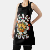 Liebe für Frieden Blume 60er 70er Gefärbte Krawatt Schürze (InSitu)