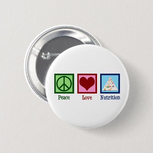 Liebe für Frieden Button (Vorne & Hinten)