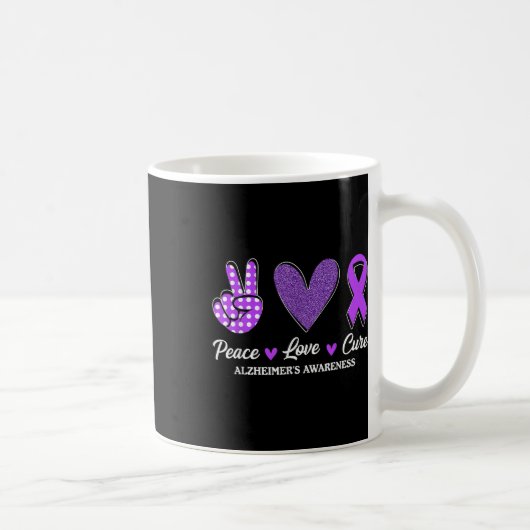 Liebe für Frieden Heimers Bewusstsein Kaffeetasse (Rechts)