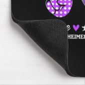 Liebe für Frieden Heimers Bewusstsein Mousepad (Ecke)