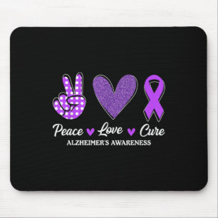 Liebe für Frieden Heimers Bewusstsein Mousepad