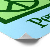 Liebe für Frieden Poster (Ecke)