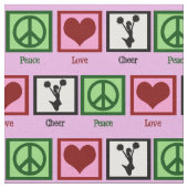 Liebe für Frieden Stoff (Nahaufnahme)