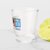 Liebe für Frieden Urologie Amt Niedlich Urologe Schnapsglas (Rechts)