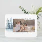 Liebe für Frieden | Weihnachtsfotokarte Einladung (Stehend Vorderseite)