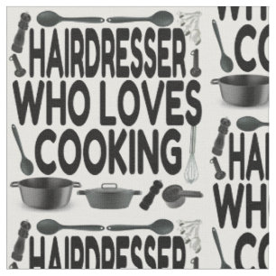 Liebe für Friseure Kochen Stoff
