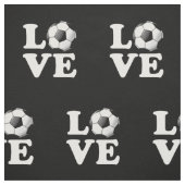 Liebe für Fußball-glatten Fußball-Ball Stoff (Muster)