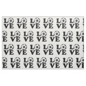 Liebe für Fußball-glatten Fußball-Ball Stoff (Fat Quarter (45,7 x 55,9 cm))