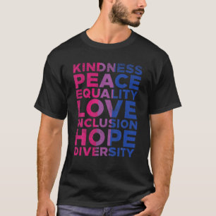 Liebe für Gütegleichheit LGBTQ Bisexuelle Flagge G T-Shirt