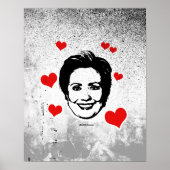 Liebe für Hillary Poster (Vorne)