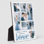 Liebe für Hochzeiten für Fotocollagen Fotoplatte (Seite)