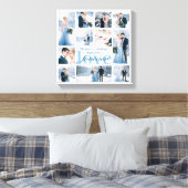 Liebe für Hochzeiten für Fotocollagen Leinwanddruck (Insitu (Schlafzimmer))