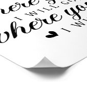 Liebe für Hochzeiten Poster (Ecke)