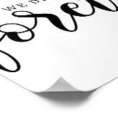 Liebe für Hochzeiten Poster (Ecke)