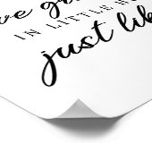 Liebe für Hochzeiten Poster (Ecke)