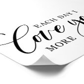 Liebe für Hochzeiten Poster (Ecke)