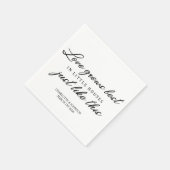 Liebe für Hochzeiten Serviette (Ecke)