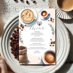 Liebe für Hochzeitsmenüs ist das Brechen des Budge Flyer
