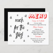 Liebe für Hochzeitsstars mit rotem, schwarzem und (Vorne/Hinten)