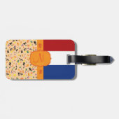 Liebe für Holland - Monogramm Gepäckanhänger (Rückseite horizontal)