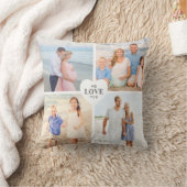 Liebe für Ihr individuelles Herz 4 FotoCollage Kissen (Blanket)