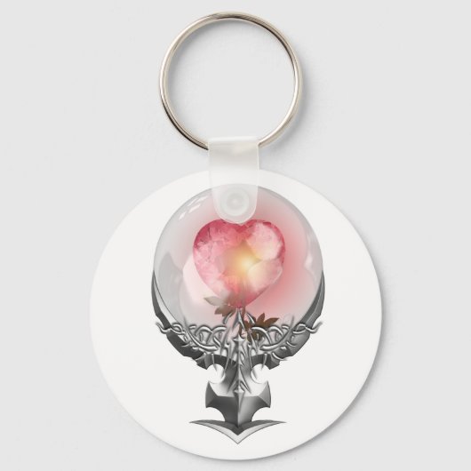 Liebe für ihre Schlüsselkette Schlüsselanhänger (Vorderseite)