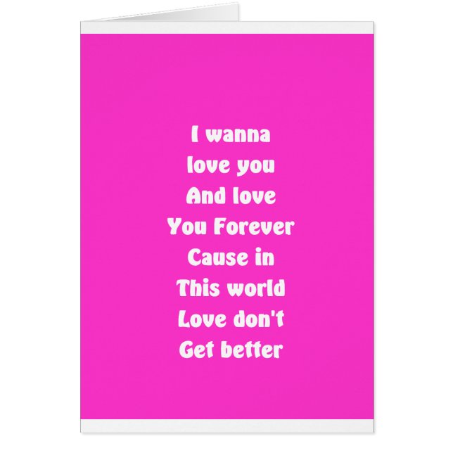 Liebe für immer (Vorne)