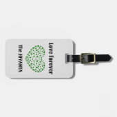 Liebe für immer Akrylic-Gepäckmarke Gepäckanhänger (Vorderseite horizontal)