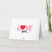 Liebe für immer einladung (Rückseite)