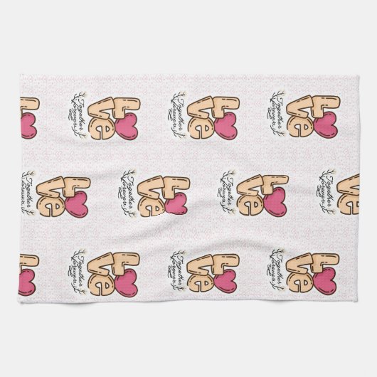 Liebe für immer geschirrtuch (Horizontal)