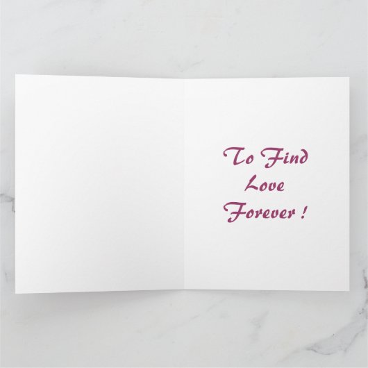 Liebe für immer Grußkarte Karte (Innenseite)