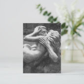 Liebe für immer in Stone Postkarte (Stehend Vorderseite)