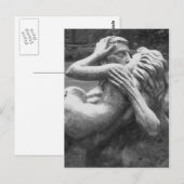 Liebe für immer in Stone Postkarte (Vorne/Hinten)