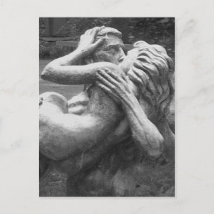 Liebe für immer in Stone Postkarte