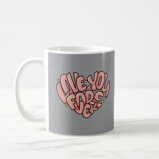 Liebe für immer kaffeetasse (Links)