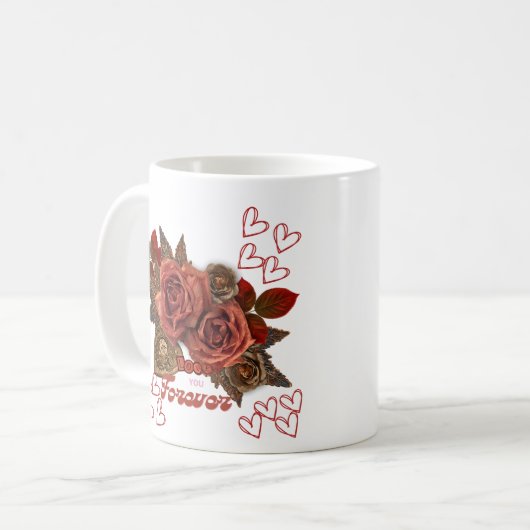 Liebe für immer kaffeetasse (Vorderseite Links)