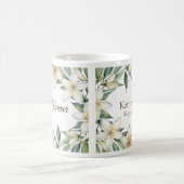 Liebe für immer, Plumeria Kaffeetasse (Mittel)
