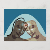 Liebe für immer postkarte (Vorderseite)
