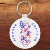 Liebe für immer schlüsselanhänger (Vorderseite)