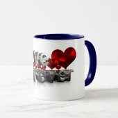 Liebe für immer schöne Tasse (VorderseiteRechts)
