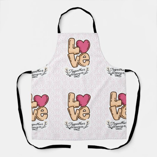 Liebe für immer schürze (Vorderseite)