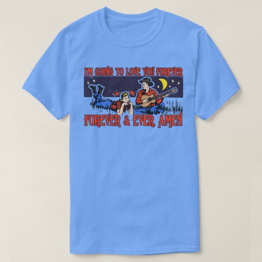 Liebe für immer T-Shirt (Design vorne)