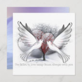 Liebe für immer Valentin-Geschenkkarte Feiertagskarte (Vorne/Hinten)