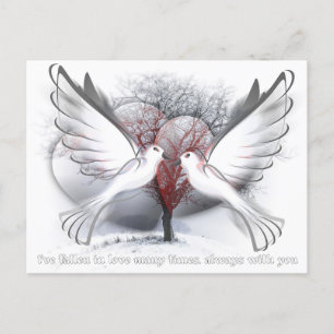 Liebe für immer Valentinenkarte Feiertagspostkarte